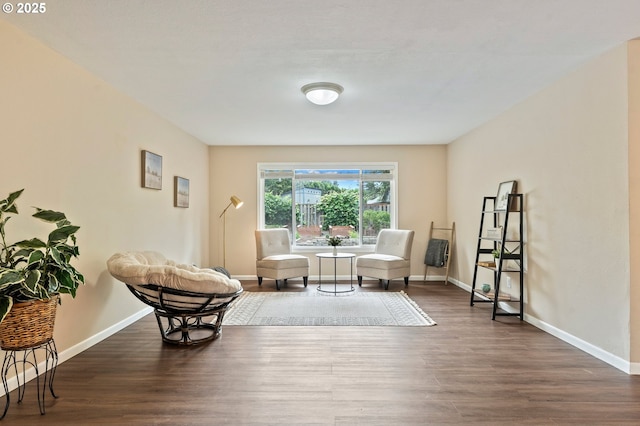 4935 NW Kahneeta Ct, Portland, OR 97229 - living area featuring wood finished floors and baseboards