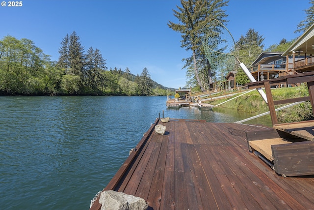 3419 S Ballard Ln, Lincoln City, OR 97367 - dock featuring a water view