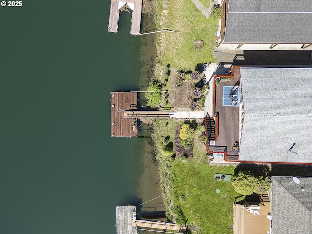 3419 S Ballard Ln, Lincoln City, OR 97367 - aerial view of property and surrounding area featuring a nearby body of water