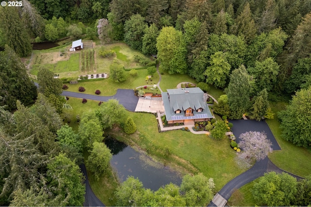 view of property location with a large body of water