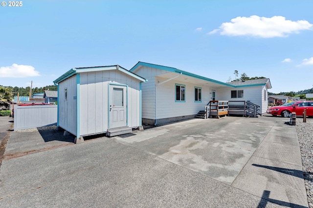 6 Creek Ln, Lakeside, OR 97449 - view of manufactured / mobile home