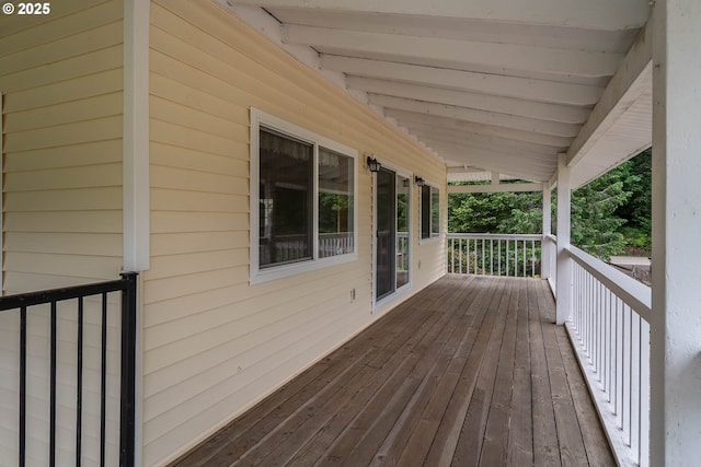 3333 Bullock Rd, Oakland, OR 97462 - view of wooden terrace