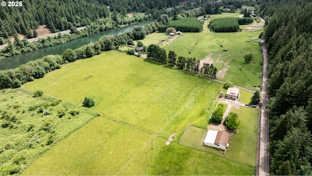 3333 Bullock Rd, Oakland, OR 97462 - aerial view of sparsely populated area with a nearby body of water