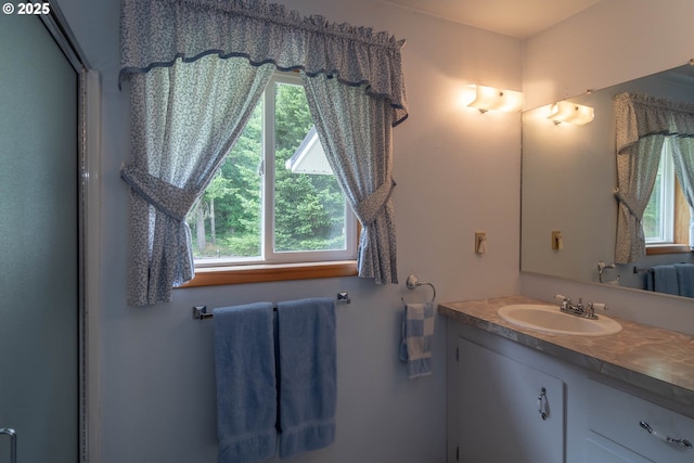 3333 Bullock Rd, Oakland, OR 97462 - bathroom with healthy amount of natural light and vanity