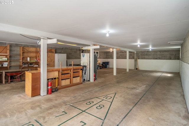 3333 Bullock Rd, Oakland, OR 97462 - garage featuring freestanding refrigerator