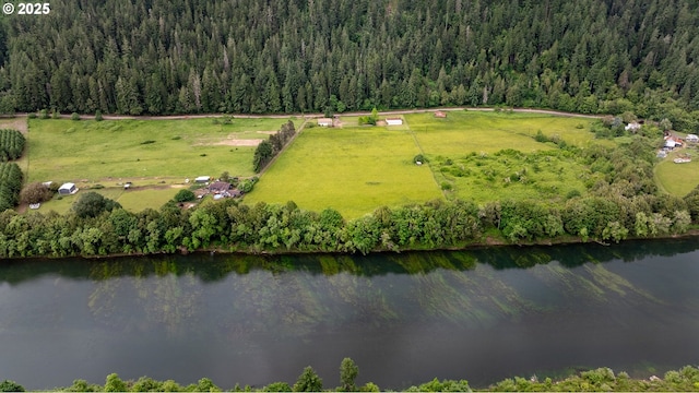 3333 Bullock Rd, Oakland, OR 97462 - aerial view of property and surrounding area featuring a nearby body of water and rural landscape