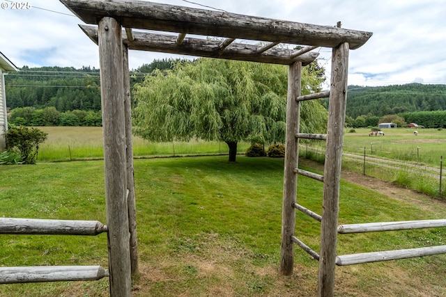 3333 Bullock Rd, Oakland, OR 97462 - view of yard featuring a wooded view