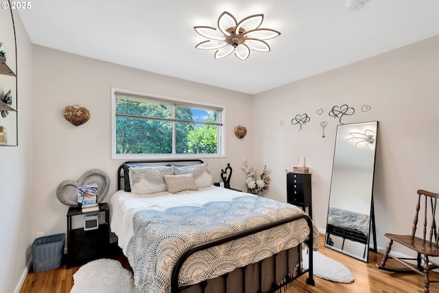 17222 SW Blanton St, Beaverton, OR 97078 - bedroom with light wood-type flooring and baseboards