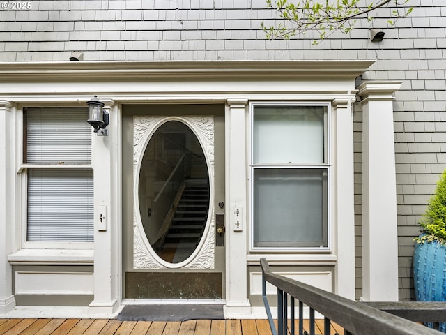 view of entrance to property