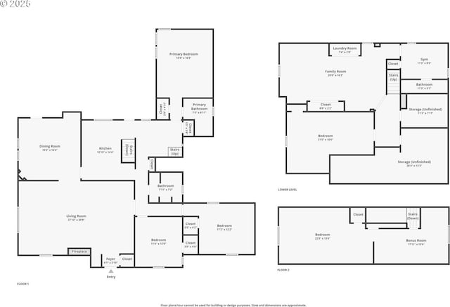3900 SW Dolph Ct, Portland, OR 97219 - floor plan / room layout