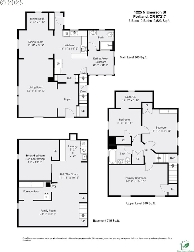 1225 N Emerson St, Portland, OR 97217 - view of room layout