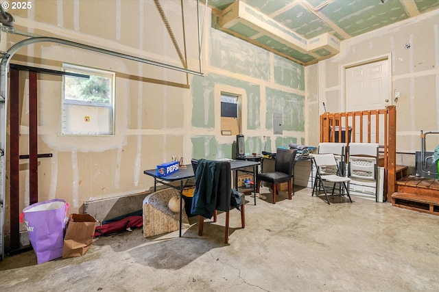 15745 NE Beech St, Portland, OR 97230 - misc room featuring unfinished concrete flooring