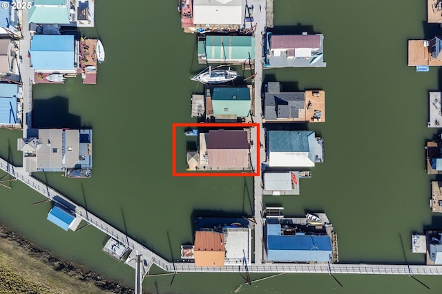 18989 NE Marine Dr Unit 44, Portland, OR 97230 - aerial overview of property's location with property boundaries highlighted