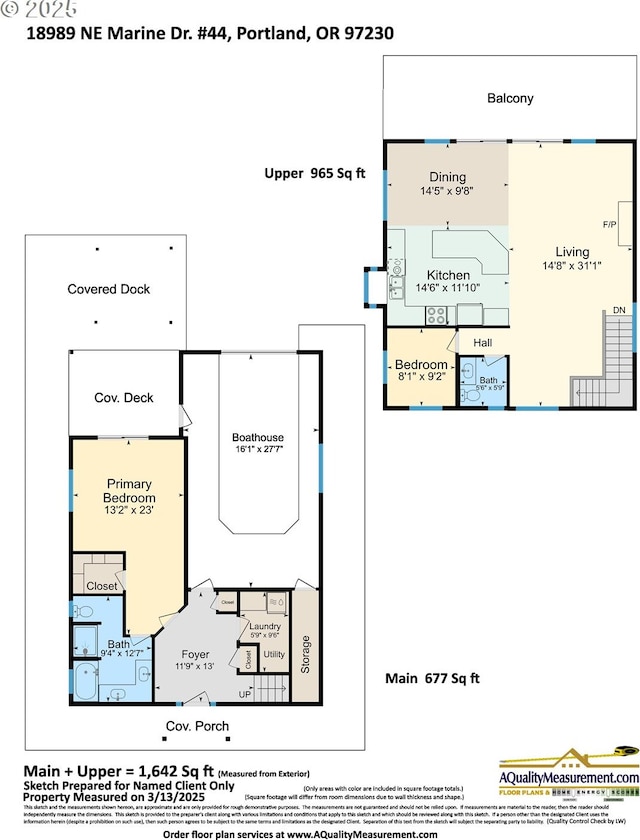 18989 NE Marine Dr Unit 44, Portland, OR 97230 - view of floor plan / room layout