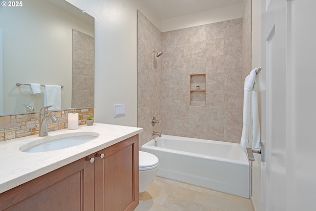427 NW Garibaldi St, Hillsboro, OR 97124 - full bath featuring vanity, toilet, and shower / washtub combination