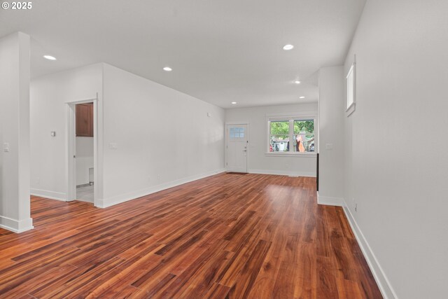 427 NW Garibaldi St, Hillsboro, OR 97124 - unfurnished room featuring wood finished floors, recessed lighting, and baseboards