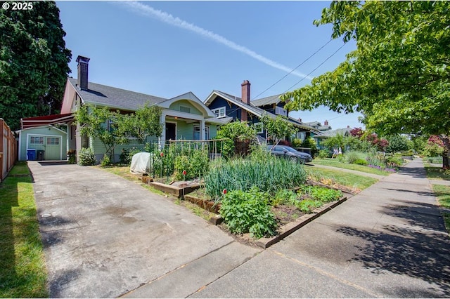 6115 SE 19th Ave, Portland, OR 97202 - bungalow with a chimney and driveway