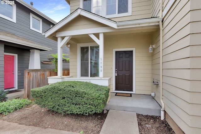 5298 Wales Dr, Eugene, OR 97402 - property entrance with fence