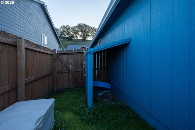 721 N Summerwood St, Roseburg, OR 97471 - view of side of home with a gate and fence