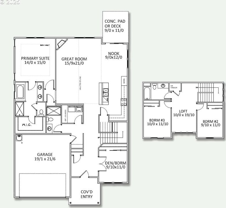 323 W 17th St, Lafayette, OR 97127 - floor plan / room layout