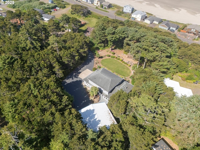 5220 SW Neal Ave, Waldport, OR 97394 - aerial view of property and surrounding area with nearby suburban area