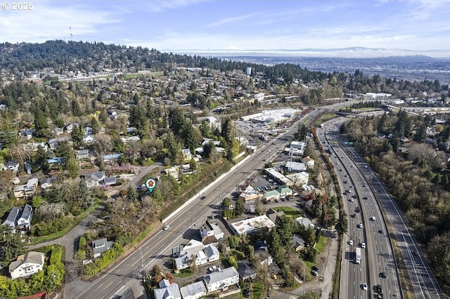 7820 SW 17th Dr, Portland, OR 97219 - aerial view of property and surrounding area with a highway