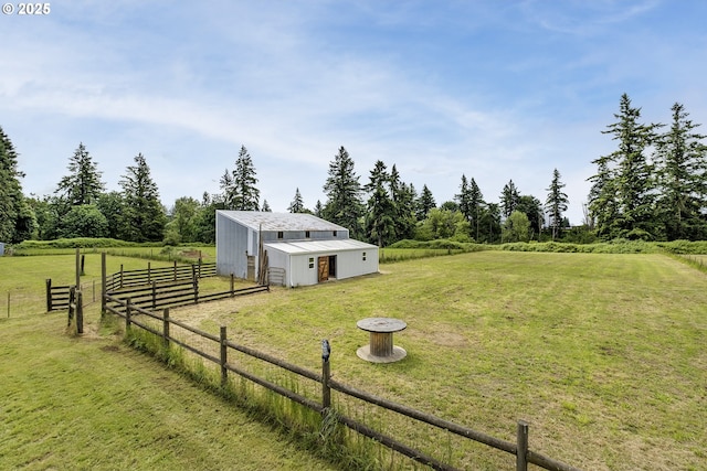 10764 Wiseacre Ln NE, Aurora, OR 97002 - view of yard with a pole building, an outbuilding, and a rural view