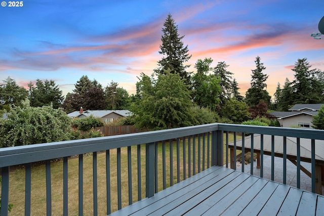 11184 S Allen Ct, Oregon City, OR 97045 - wooden terrace featuring view of scattered trees