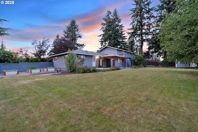 11184 S Allen Ct, Oregon City, OR 97045 - view of front facade featuring a fenced backyard and a gazebo