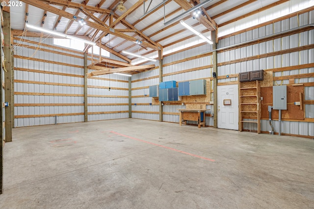 11184 S Allen Ct, Oregon City, OR 97045 - garage featuring electric panel and metal wall