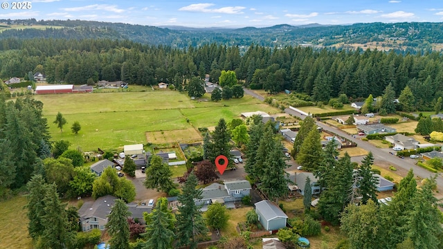 11184 S Allen Ct, Oregon City, OR 97045 - view of property location with a forest and mountains