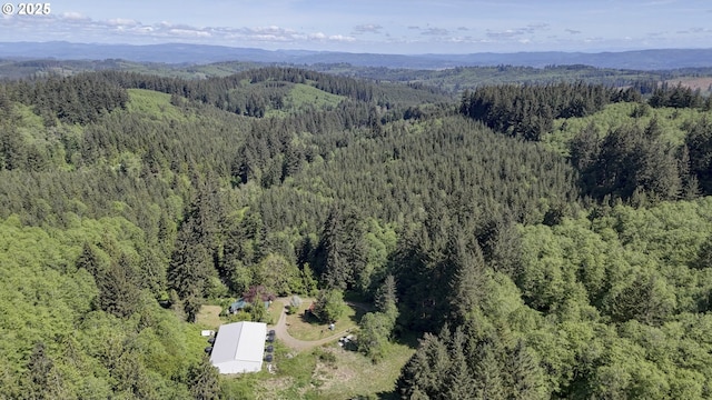 29100 Zimmerman Rd, Rainier, OR 97048 - aerial view of a forest and a mountainous background