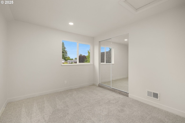 18090 NW Avalon Dr, Portland, OR 97229 - unfurnished bedroom featuring carpet, recessed lighting, and a closet