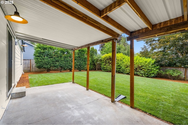 18090 NW Avalon Dr, Portland, OR 97229 - fenced backyard with a patio