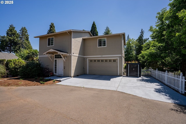 2872 Bluff Ave, Salem, OR 97302 - traditional-style home featuring driveway and an attached garage