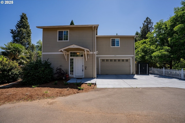 2872 Bluff Ave, Salem, OR 97302 - traditional-style house with driveway and an attached garage
