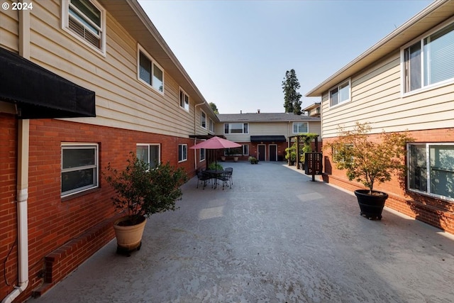 view of side of property