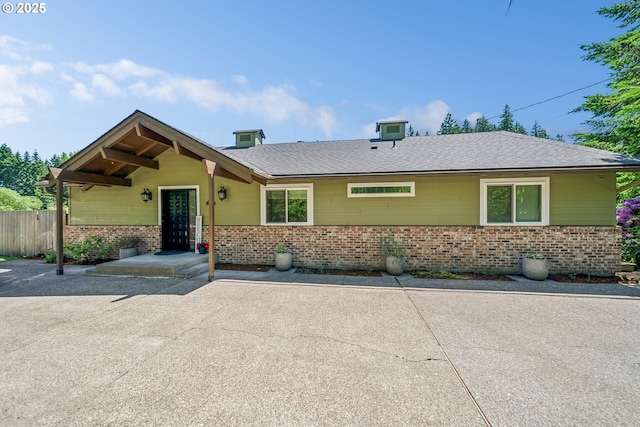 17476 SW Edy Rd, Sherwood, OR 97140 - view of front of property with brick siding and central AC