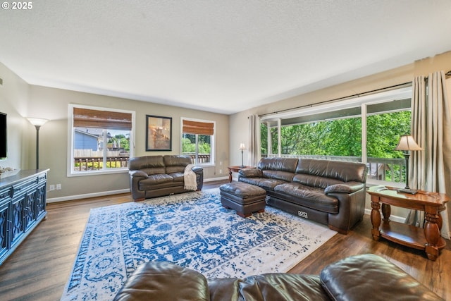 17476 SW Edy Rd, Sherwood, OR 97140 - living area featuring baseboards and wood finished floors
