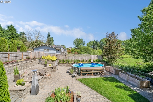 17476 SW Edy Rd, Sherwood, OR 97140 - view of yard featuring a garden and a patio