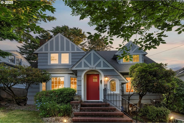 7311 SE 31st Ave, Portland, OR 97202 - tudor home featuring a shingled roof