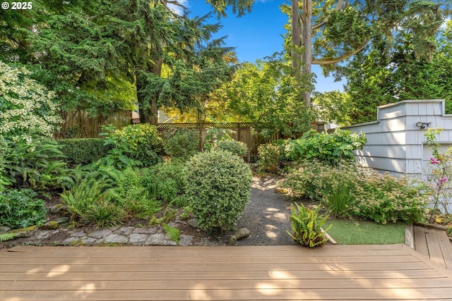 7311 SE 31st Ave, Portland, OR 97202 - deck featuring a fenced backyard