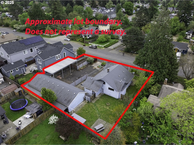 5327 SE Ogden St, Portland, OR 97206 - aerial view featuring a residential view