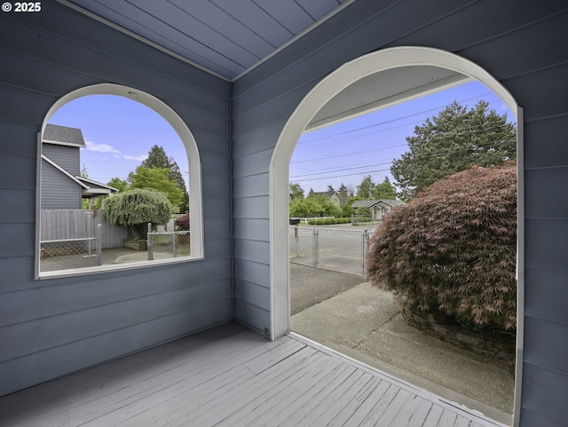 5327 SE Ogden St, Portland, OR 97206 - view of patio / terrace featuring fence