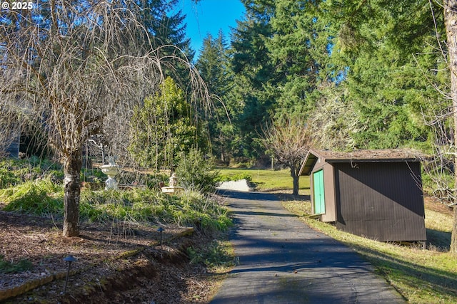 view of road