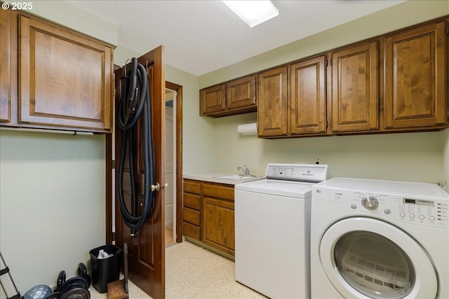 2308 Summit Dr, Lake Oswego, OR 97034 - laundry area with washing machine and dryer and cabinet space