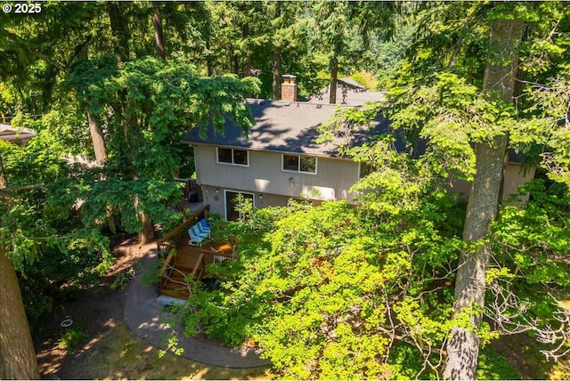 2308 Summit Dr, Lake Oswego, OR 97034 - aerial view of property and surrounding area