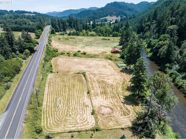 7896 State Highway 38, Drain, OR 97435 - aerial view of sparsely populated area with mountains