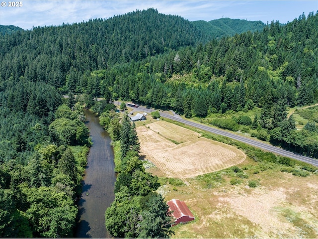 7896 State Highway 38, Drain, OR 97435 - aerial view of property's location with a forest