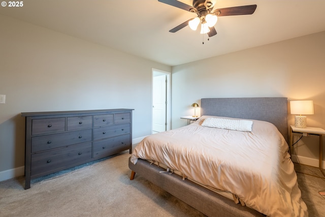 1919 SE 22nd Pl, Renton, WA 98055 - bedroom featuring carpet, baseboards, and a ceiling fan